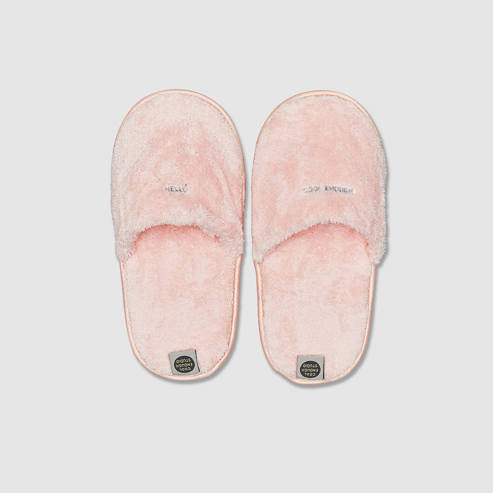 THE TOWEL SLIPPERS [PINK]