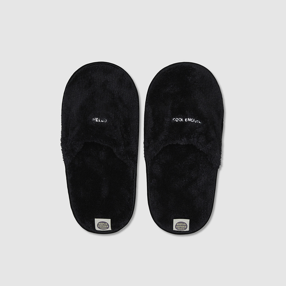 THE TOWEL SLIPPERS [BLACK]
